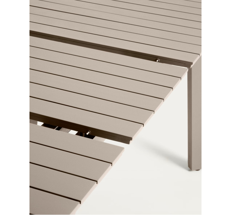 Розсувний вуличний стіл Izola Taupe 185 (235) x 100cm8